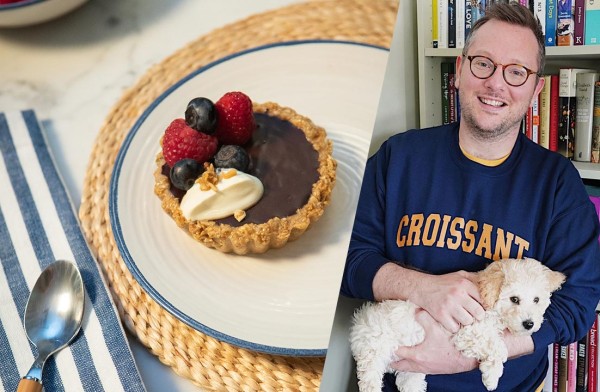 One original meets another: Edd Kimber and Lizi’s chocolate tart